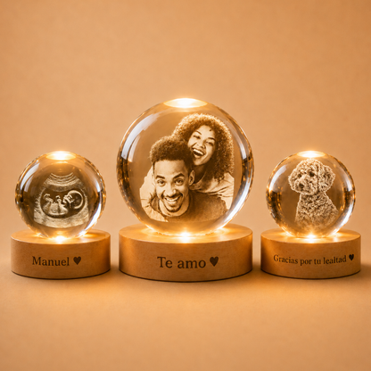 Esfera de Cristal Personalizable