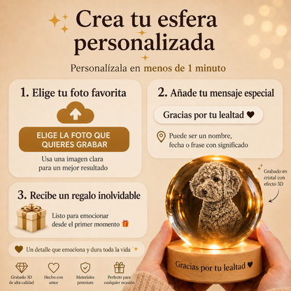 Esfera de Cristal Personalizable