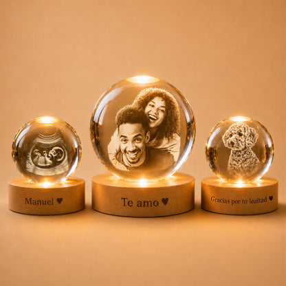 Esfera de Cristal Personalizable