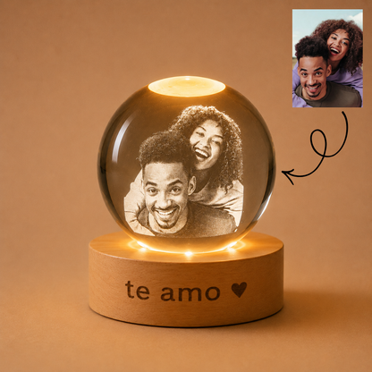 Esfera de Cristal Personalizable